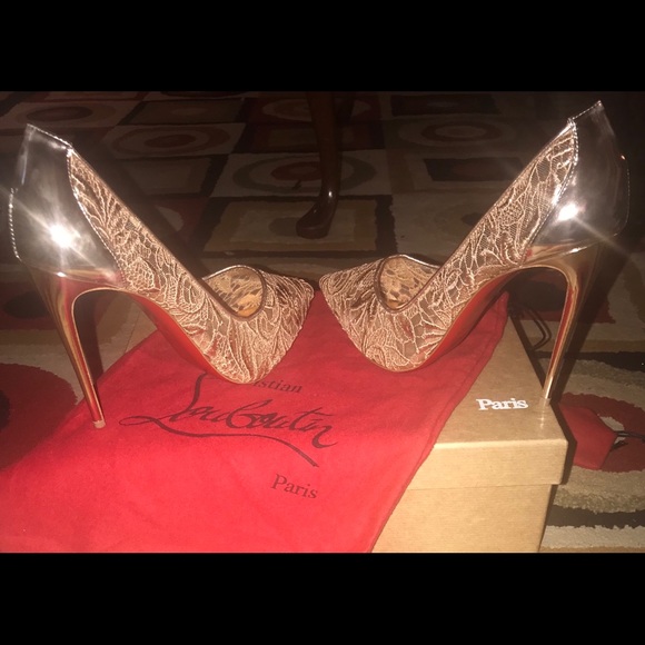 Christian Louboutin Rose Gold follies - Picture 4 of 8
